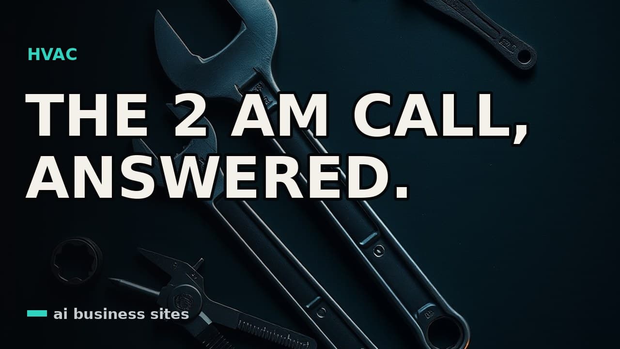 HVAC Software That Answers the Two AM Call and Closes the Replacement