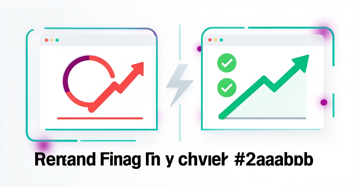 Split-screen illustration comparing slow vs fast server support site performance with lightning bolt connector, using brand colors as accents.