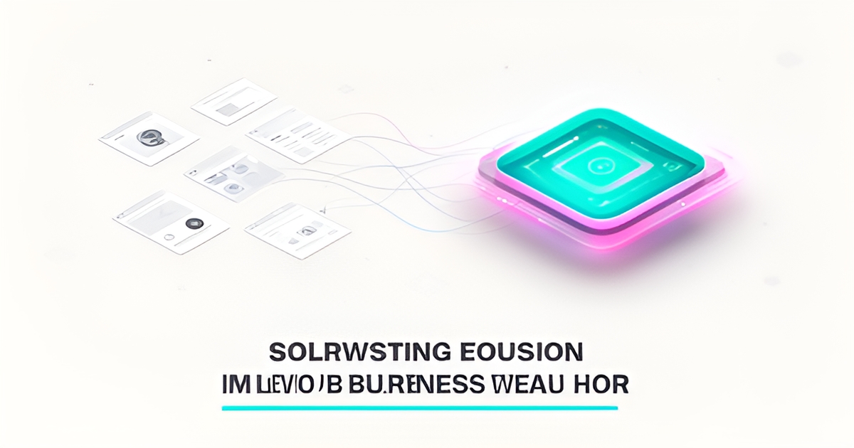 Flat illustration of scattered marketing tools merging into one unified teal and magenta platform, headlined One Platform.