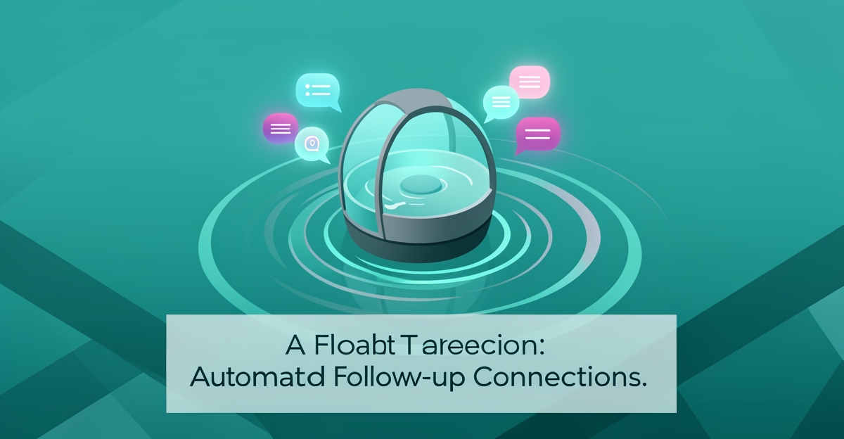 Flat illustration of a glowing float therapy pod with teal and magenta follow-up ripples, headline reading Bring Them Back.