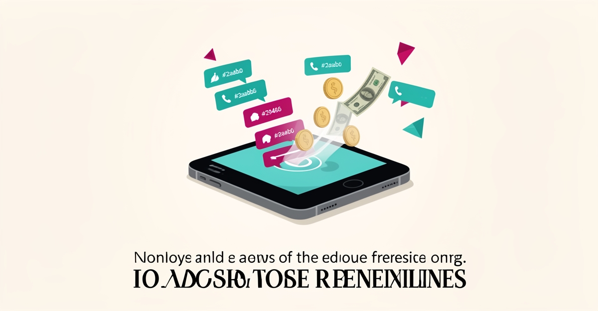 Flat illustration of a smartphone with unanswered call notifications and money dissolving away, symbolizing lost revenue from missed business calls.